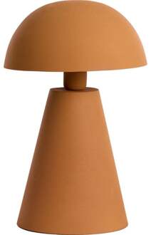 Light & Living Tafellamp Sirina mat Oranje 26 cm - - Breedte: 26.00 cm