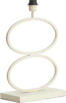 Light & Living Tafellamp 'Stelius' 42cm, kleur Crème (excl. kap)