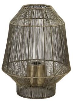 Light & Living Tafellamp VITORA - Ø30x38cm - Brons Bruin