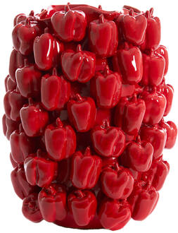 Light & Living Vaas 'Bellpepper' Keramiek, 47cm, kleur Rood - 47 cm