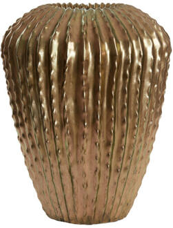 Light & Living Vaas Cacti - Antiek Brons - Ø52cm Goud