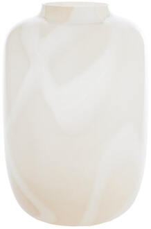 Light & Living Vaas 'Kobala' 50cm, kleur Zand/Crème - 50 cm