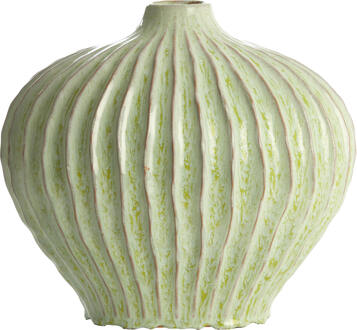 Light & Living Vaas 'Lorito' Keramiek, 30cm, kleur Mintgroen - 30 cm