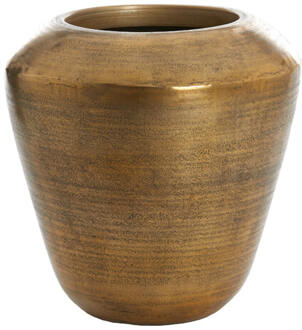 Light & Living Vaas 'Louie' 50cm hoog, kleur Antiek Brons - 50 cm