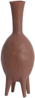 Light & Living Vaas 'Nugina' Keramiek, 63cm, kleur Terra