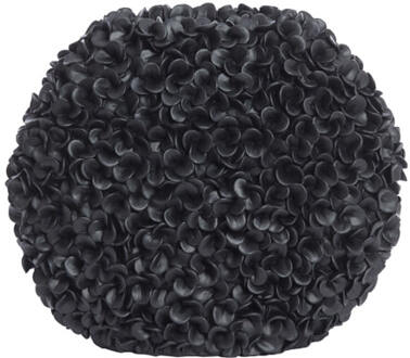 Light & Living Vaas 'Phylia' 38cm, kleur Mat Zwart - 38 cm