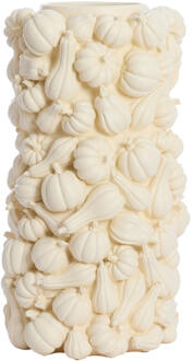 Light & Living Vaas 'Pumpkin' 49cm, kleur Crème
