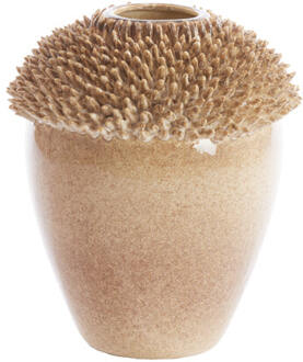 Light & Living Vaas Sangku - 28x27.5x31.5cm - Bruin