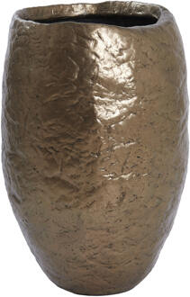 Light & Living Vaas 'Tingri' 58cm, kleur Antiek Brons - 58 cm