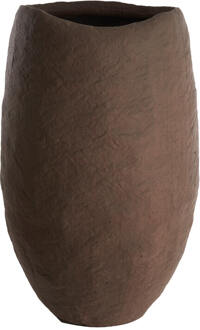 Light & Living Vaas 'Tingri' 90cm, kleur Bruin - 59 cm