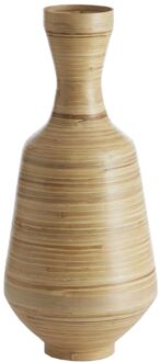 Light & Living Vaas Tulua Beige - Hout - 26x58x26cm (BxHxD)