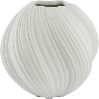 Light & Living Vaas 'Yatung' 32cm, kleur Crème - 32 cm