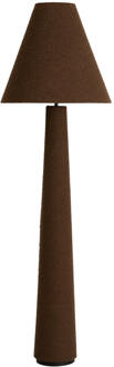 Light & Living Vloerlamp Davia Boucle Bruin - - Breedte: 50.00 cm