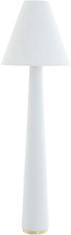 Light & Living Vloerlamp 'Devia' Bouclé, 168cm, kleur Wit