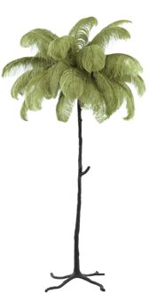 Light & Living Vloerlamp FEATHER - 95x95x180 - Groen