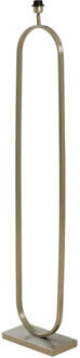 Light & Living Vloerlamp 'Jamiri' 142cm hoog, kleur Nikkel (excl. kap) Nikkel Satin