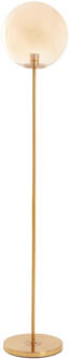 Light & Living Vloerlamp 'Medina' 160cm hoog, kleur Amber/Goud