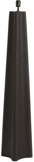 Light & Living Vloerlamp 'Navelli' Mangohout, 125cm, kleur Zwart (excl. kap)