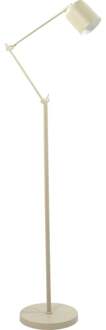 Light & Living Vloerlamp Riksja Beige + dimmer - - Breedte: 10.00 cm