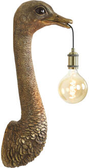 Light & Living Wandlamp OSTRICH - 25x19x72cm - Brons