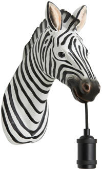 Light & Living Wandlamp ZEBRA - 34.5x16x24.5cm - Zwart