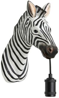 Light & Living Wandlamp ZEBRA - 34.5x16x24.5cm - Zwart