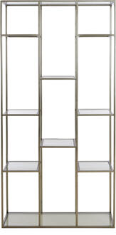 Light & Living Wandrek 'Piuar' 200 x 100cm, kleur Nikkel