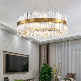 Light luxury crystal living room chandelier post modern minimalist creative atmosphere designer dining room bedroom lamps