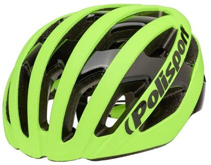 Light pro fietshelm l 58-62cm fluo geel/zwart