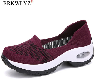Light Sneakers Women Running Shoes Women Breathable Mesh Slip-On Shoes Woman Sports Shoes Zapatillas Mujer Sneakers Women