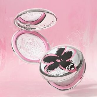 Light Transparent Nude Skin Pressed Powder Graffiti Edition W02 Pink - 9g