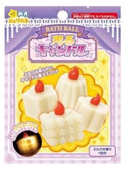 Light-Up Candle Bath Ball 1 pc - Random Style