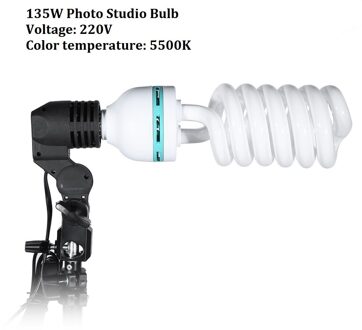 Lightdow 1 stks e27 220 v 5500 k 135 w photo studio lamp video digitale camera fotografie daglicht licht lamp