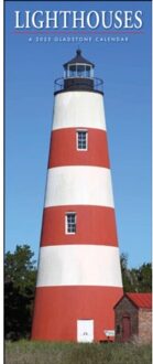 Lighthouses Slim Calendar 2025 - Media, Gladstone