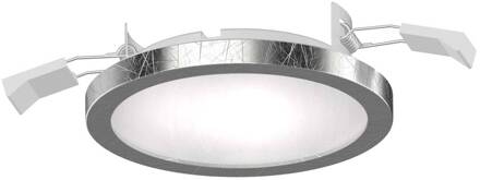 LightMe LED inbouwspot Aqua Pur Ø11,2cm zilver bladzilver