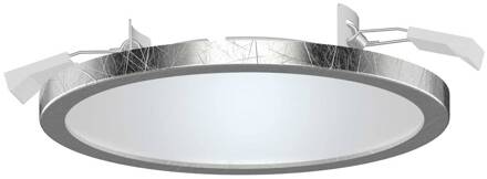 LightMe LED inbouwspot Aqua Pur Ø14,7cm zilver bladzilver