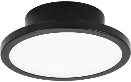 LightMe LED plafondlamp Aqua Ø 14,7cm zwart