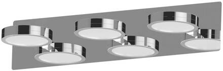 LightMe LED spiegellamp Aqua down chroom 3-lamps