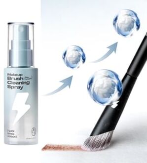 Lightning Series Rinseless Brush Cleansing Mist (Fragrance-free) #Fragrance Free - 50ml