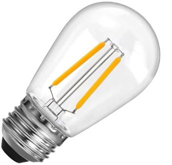 Lighto | LED filament | Grote fitting E27 | Helder | Kogellamp | 45mm | 2W | Dimbaar