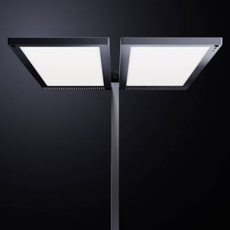 Lightpad, LED 2-lamps midden voet wit