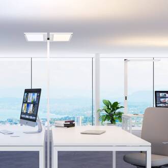 Lightpad LED 2-lamps voet midden zilver