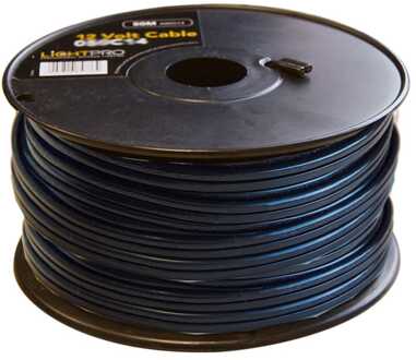Lightpro Kabel 25m - Hoofdkabel - 14AWG - Zwart