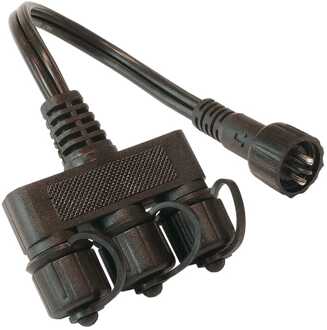 Lightpro Kabelverdeler - 3-Poorts - Junctionbox - 12V - IP44 Waterdicht - Zwart