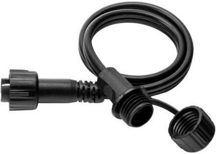 Lightpro Verlengkabel 0.3m - 12V - IP44 Waterdicht - Zwart