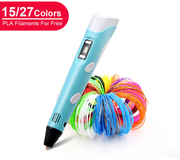 LIHUACHEN 3D Pen Professional RP300A DIY 3D Printing Pen Creative Toy 3D Drawing Pen Gift for Kids Design Drawing Christmas Gift