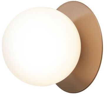 Liila 1 Medium Wandlamp - Brons - Opaal