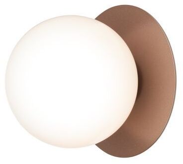 Liila 1 Outdoor Wandlamp - Brons - Opaal