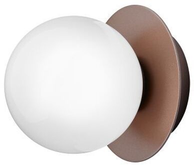 Liila 1 Small Wandlamp - Brons - Opaal