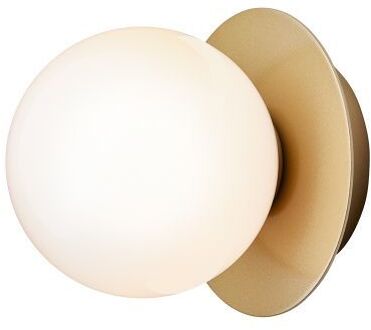Liila 1 Small Wandlamp - Goud - Opaal